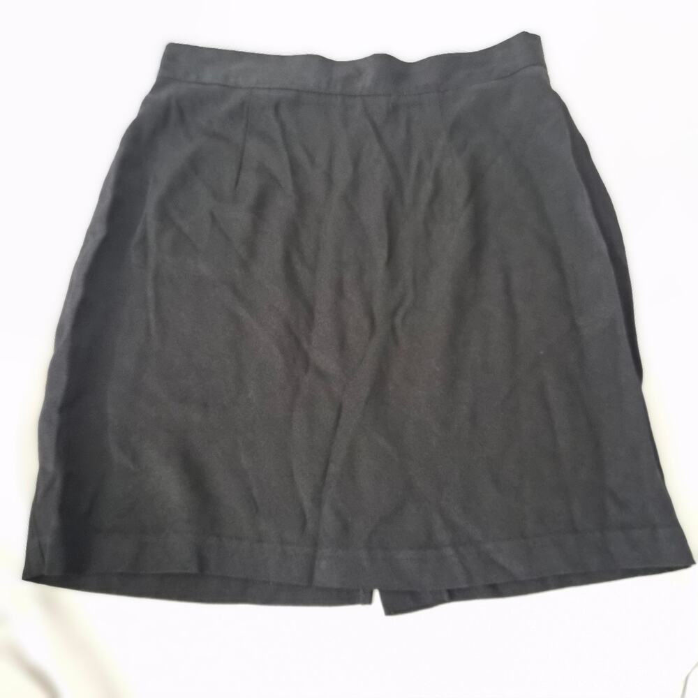 VTG‎ Rampage Black Mini Skirt 90s Y2K Goth Coquette High Waist Pencil Skirt 9